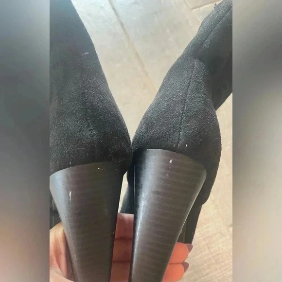 Black Fringe Booties - Picture 8 of 9